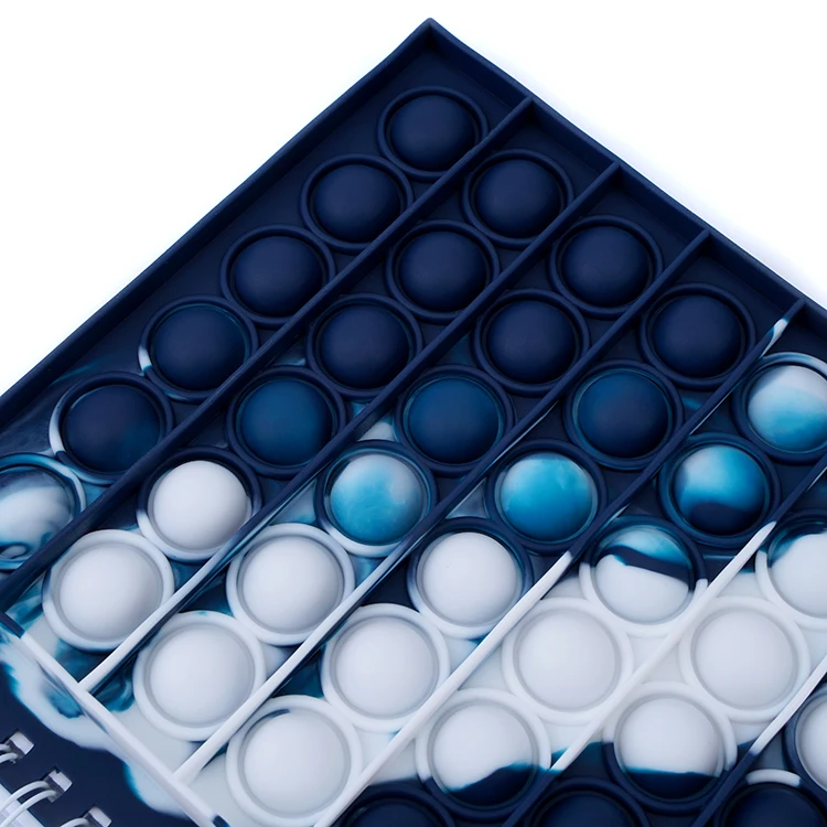 China Manufacturer Custom Printing A5 Rubber Cover  Lined Lose Stress Mental Health Spiral Notebooks