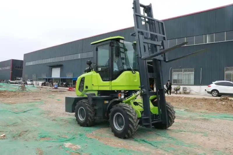Rough Terrain Forklift Truck 3ton 4 Ton Diesel Forklift for Sale 3 Ton Forklift in High Working Condition
