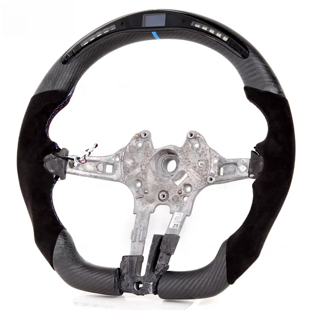 Auto-y Car Accessories New Design For BMW F10 F32 F30 E46 E36 E60 E30 E92 E93 M4 X6 E71 LED Carbon Fiber Steering Wheels