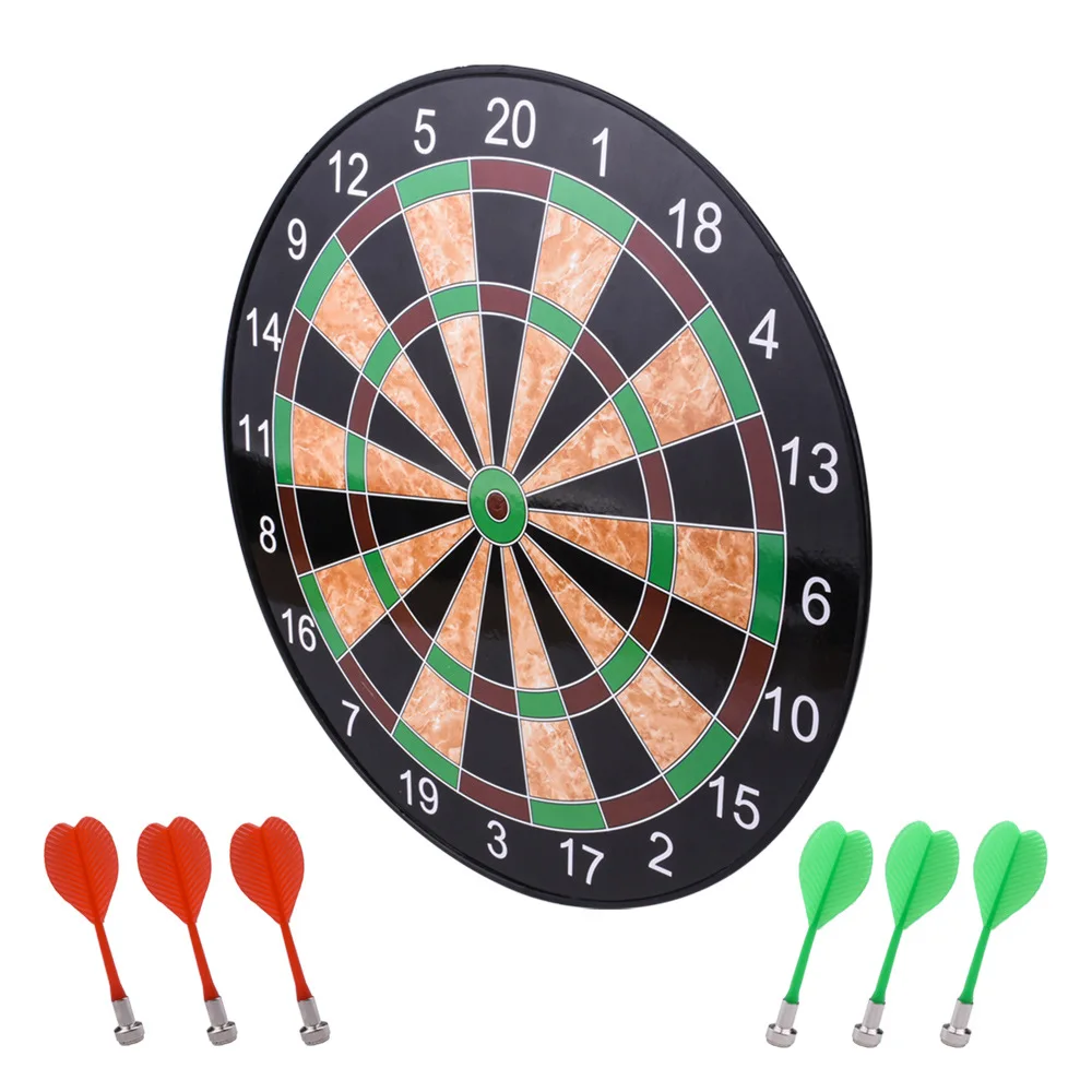 Dart Boards for Adults Steel Tip Dart Board Set, Professional Dartboard and Darts in Game Room/Bar/Office