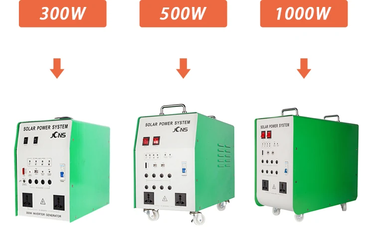 300w 500w 1000w 1500w complete set solar panel kit solar energy system with battery and dc port<