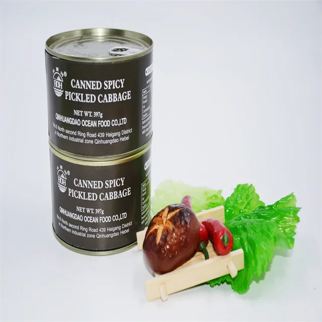 food rations ready to eat Canned food canned spicy pickled cabbage recipe