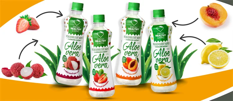 Aloe Vera Drink With Juice Aloe Vera Fruit Soft Drinks Plentiful Aloe Vera Fruits Flavor Drink