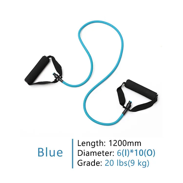 Wholesale Elastic Bands Rope Fitness 100% Natural Latex Long Pedal Resistance Bands