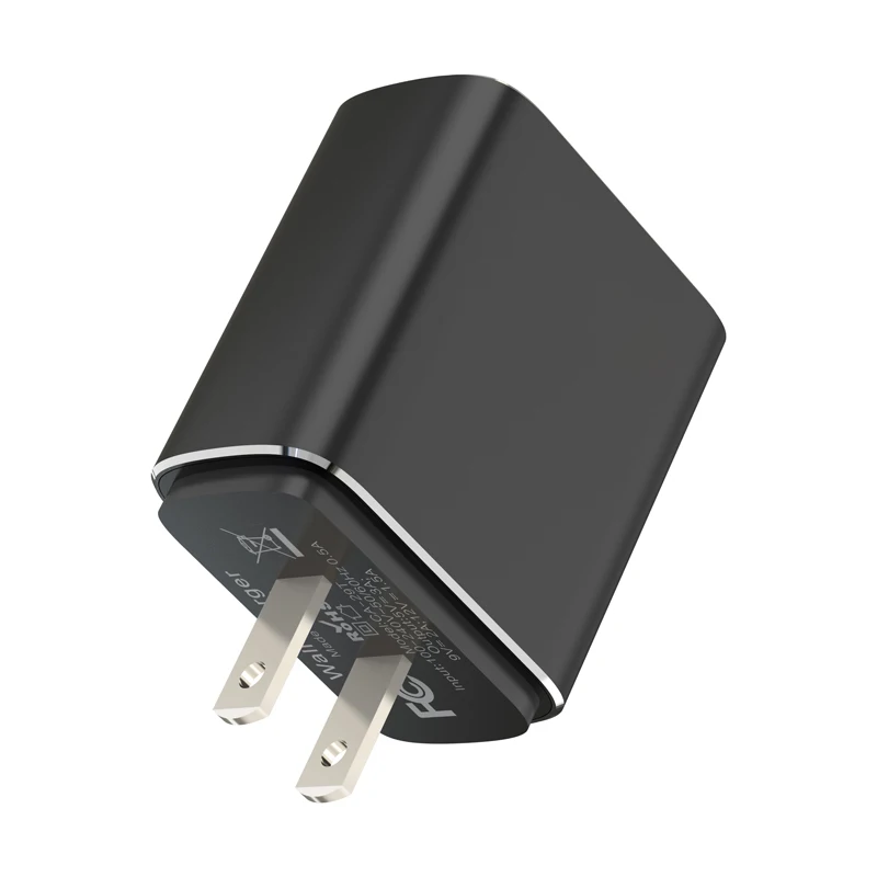 
2020 New Arrival High Quality US UK EU Aluminum Alloy Fast PD 18W Wall Charger PD Adaptor 