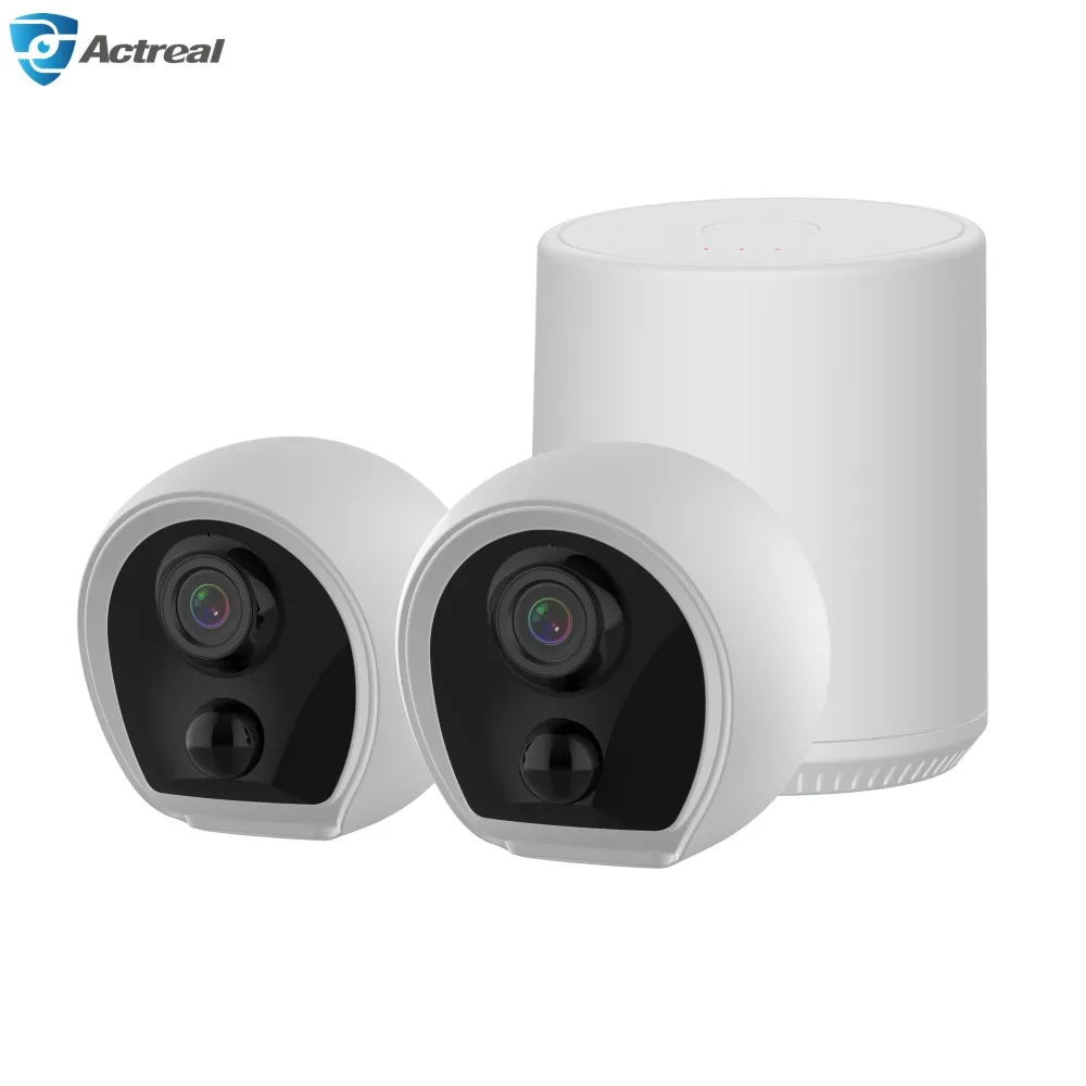 Home Security HD 1080P WiFi IP Camera Full Color Night Vision Human Motion Detection Rechargeable Wireless Battery Camera
