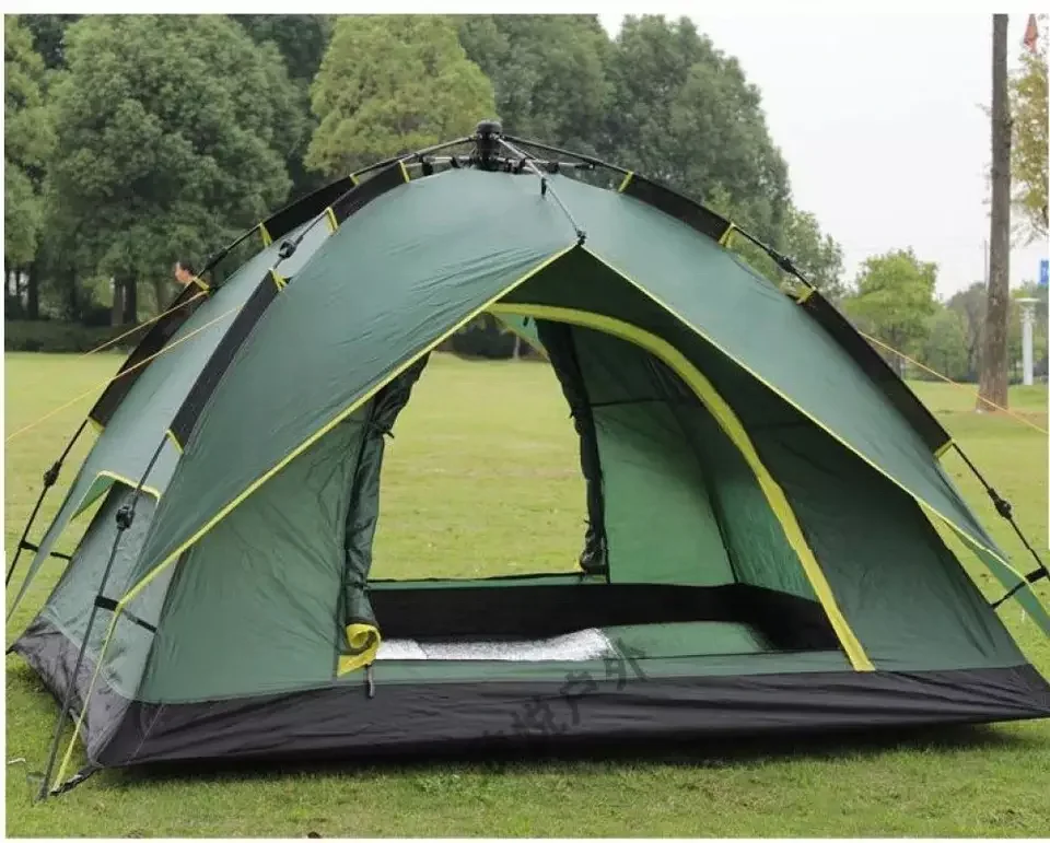 New arrival high quality Pop Up Tents Double Layer Waterproof Camping Outdoor for Family Manufacturers wholesale price fast ship