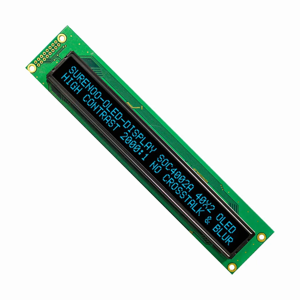  Реальный OLED-дисплей 182.0X38.5 4002 402 40X2 символьный ЖК-модуль дисплей LCM экранная панель WS0010 Параллельный Последовательный