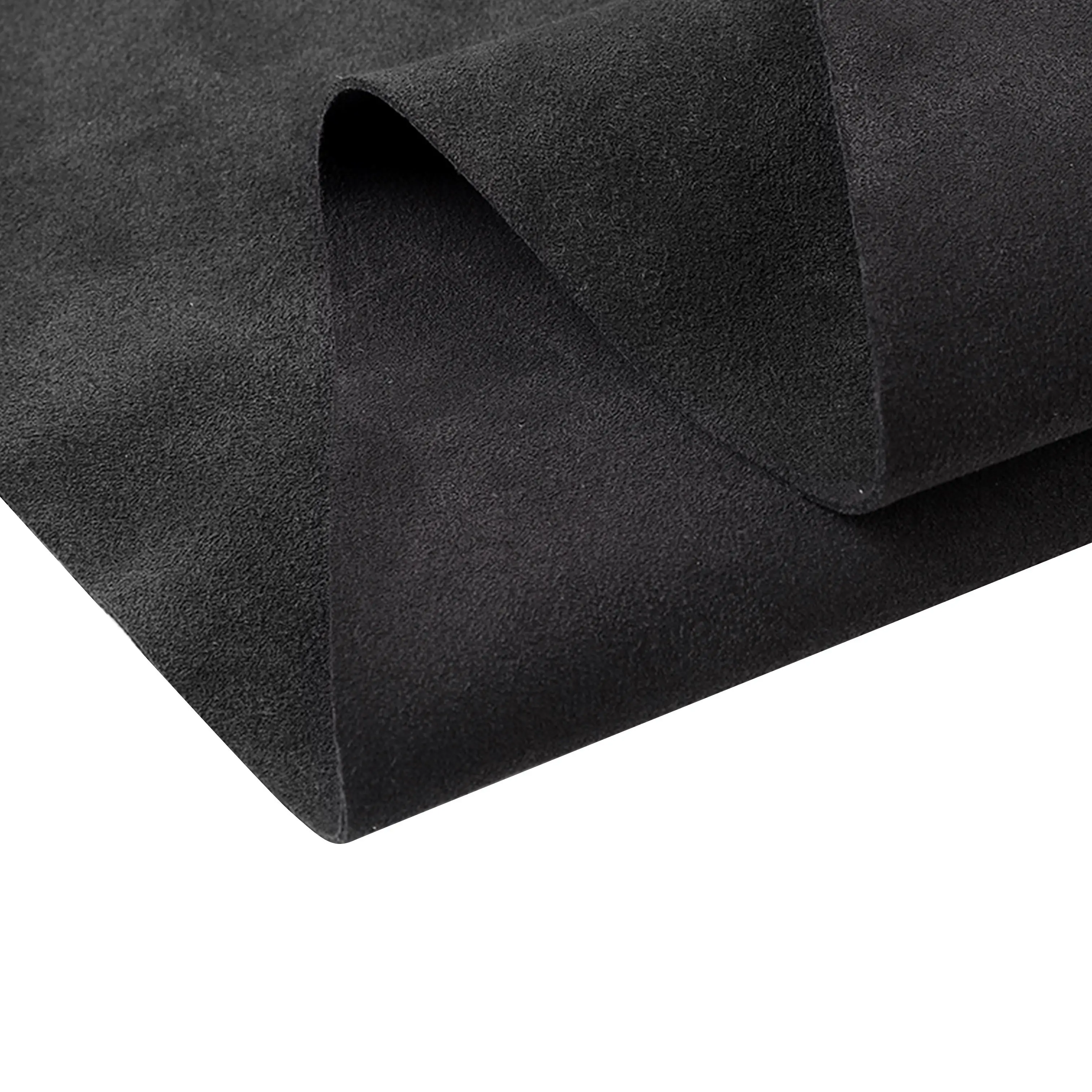 1.2mm Cost-effective Shoe Making Materials Double Side Suede Microfiber Synthetic Leather For Any Shoes