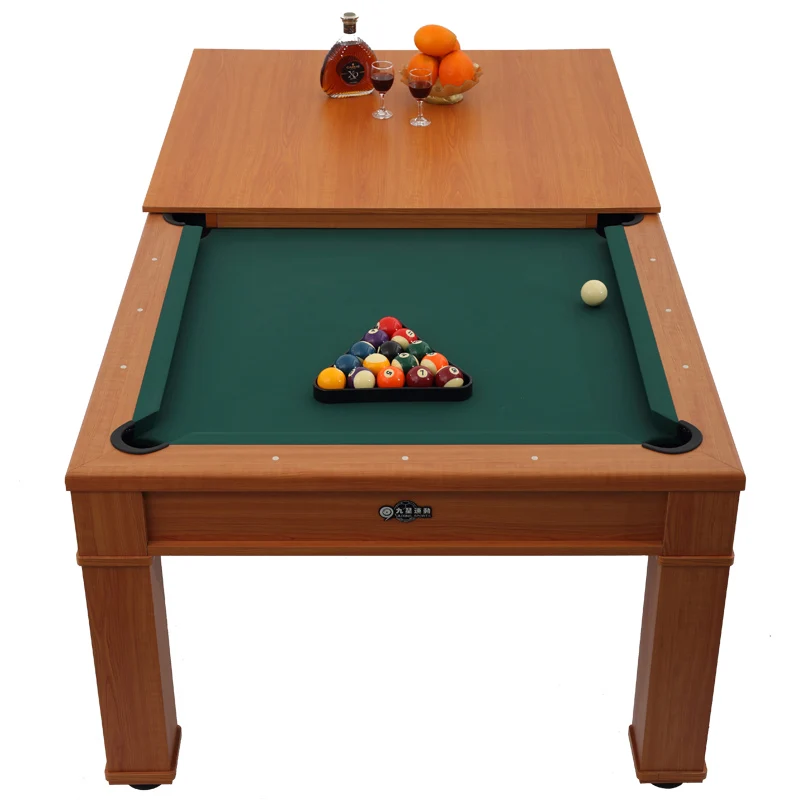 Indoor 2 in 1 American Fusion Dining Pool Table for Family Game