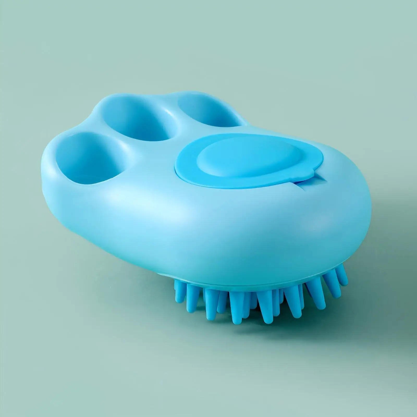 Cheap Custom Soft Pet Bathroom Floating Hair Grooming Cats And Dogs Shampoo Dispenser Massage Bathing Silicone Pet Bath Brush