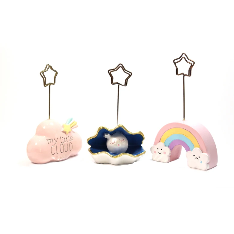 Memo Clip Memo Photo Holder Display Wedding Table Stand Base Name Home Shops Decoration