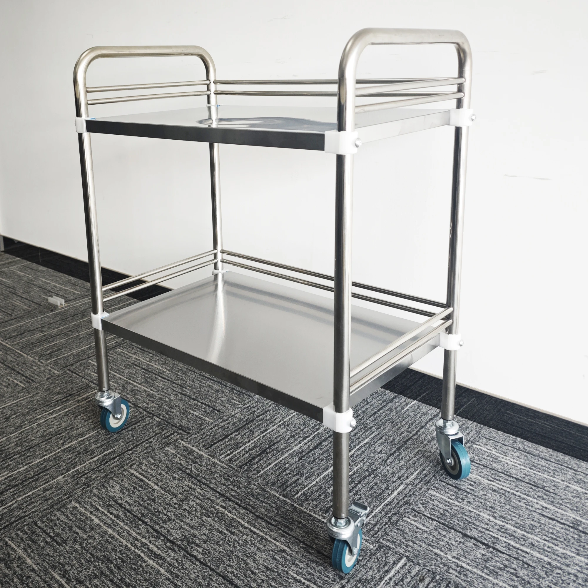 Дешевая Медицинская Тележка из нержавеющей стали для больницы или клиники