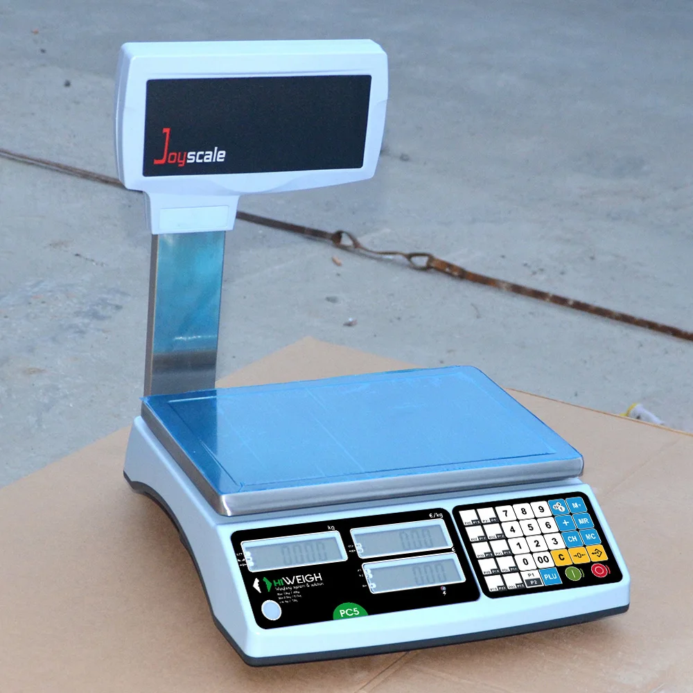 
15kg 30lb capacity Farmers market vegetable balanza electronica digital pricing scale 