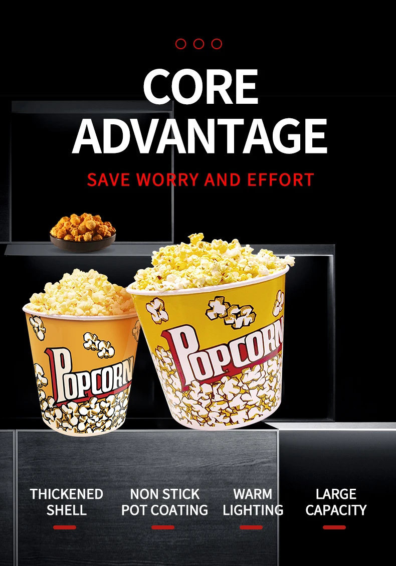 Commercial Popcorn Machine Popcorn Marker movie time snack making machine
