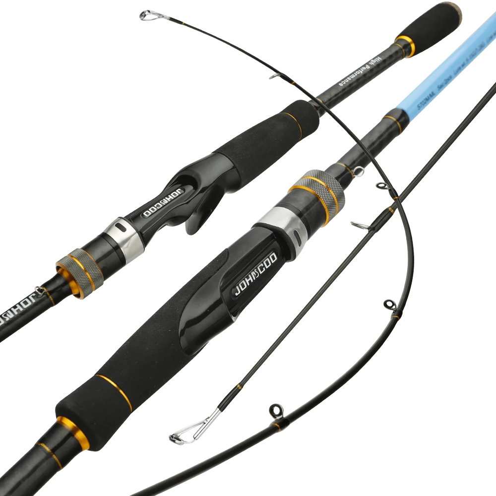 JOHNCOO VIVID II High Power-X M/ML Spinning Solid Tips Minnow Lure 1.92m 2.1m Casting Fishing Rods
