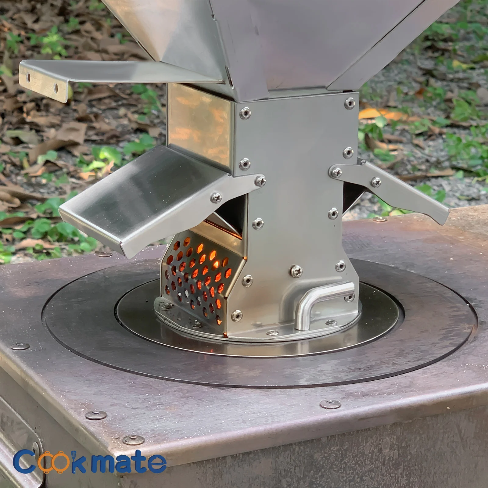 2024 Newest Camping Fire Wood Heater Stove Portable Temperature Control Oven Picnic CooKing Stove Tent Stove