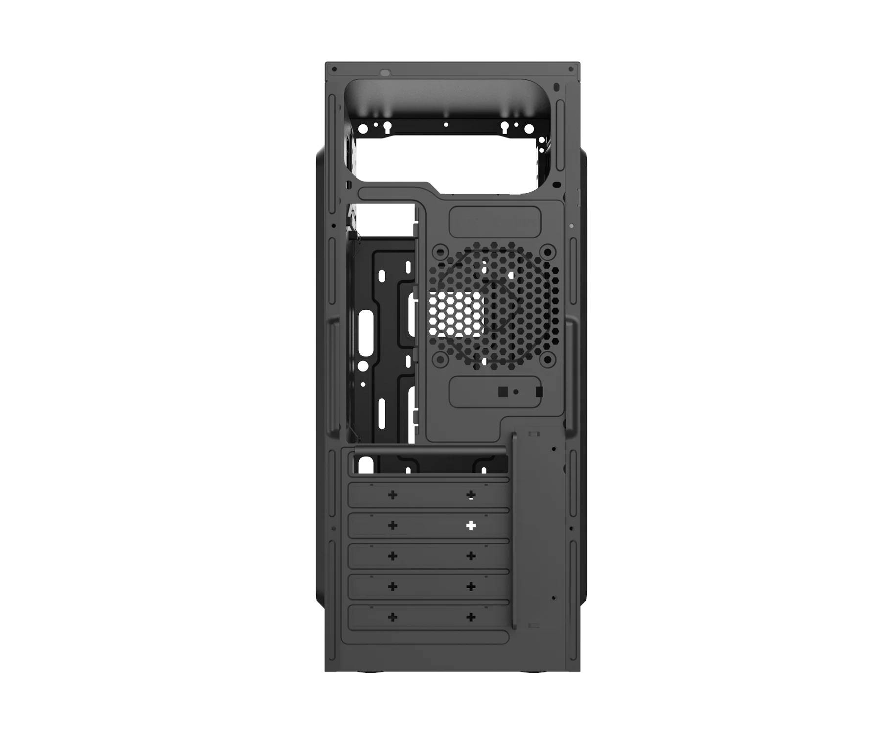 100% manufacturer ATX simple style tower computer business cabinet model 6015
