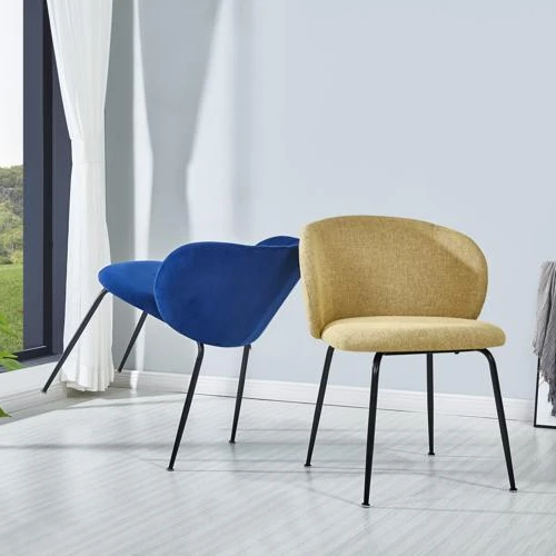 Custom made dining room furniture comfortable fabric dining chair