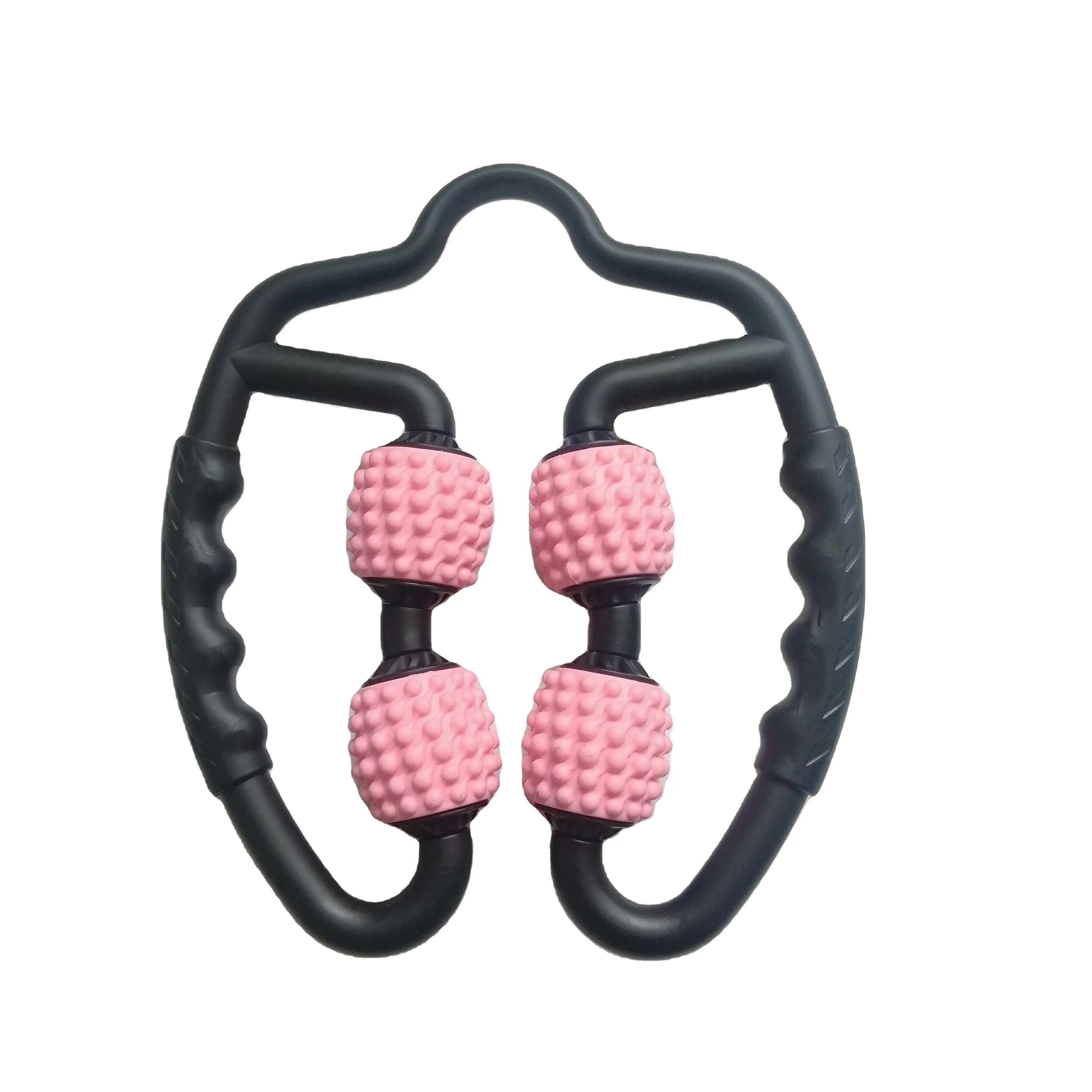 Massage Roller Point for Muscle Relax U Shape Roller for  Arm Leg Neck 4 Wheel Massage Foam Roller