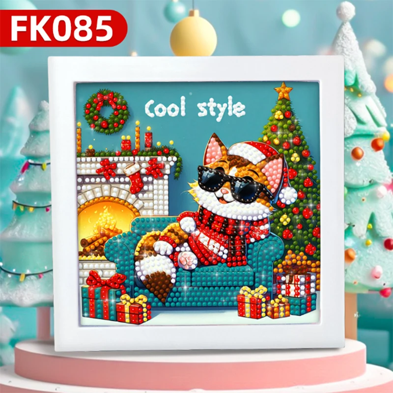 small size  Christmas cartoon dragon kids diamond painting kit round dots diamond art mosaic painting
