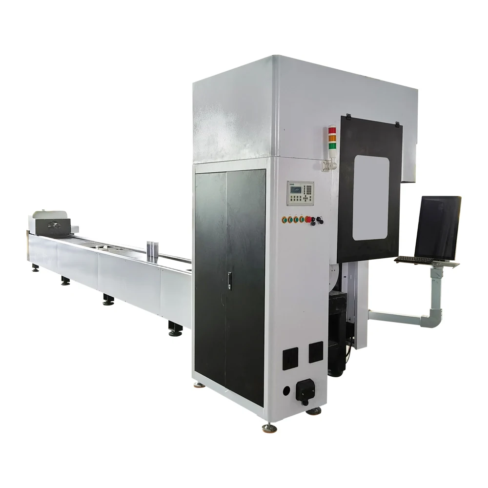 China Manufacturer Smooth cutting support customization cutting Fiber Laser Tube Cutting Machine For Metal Pipe