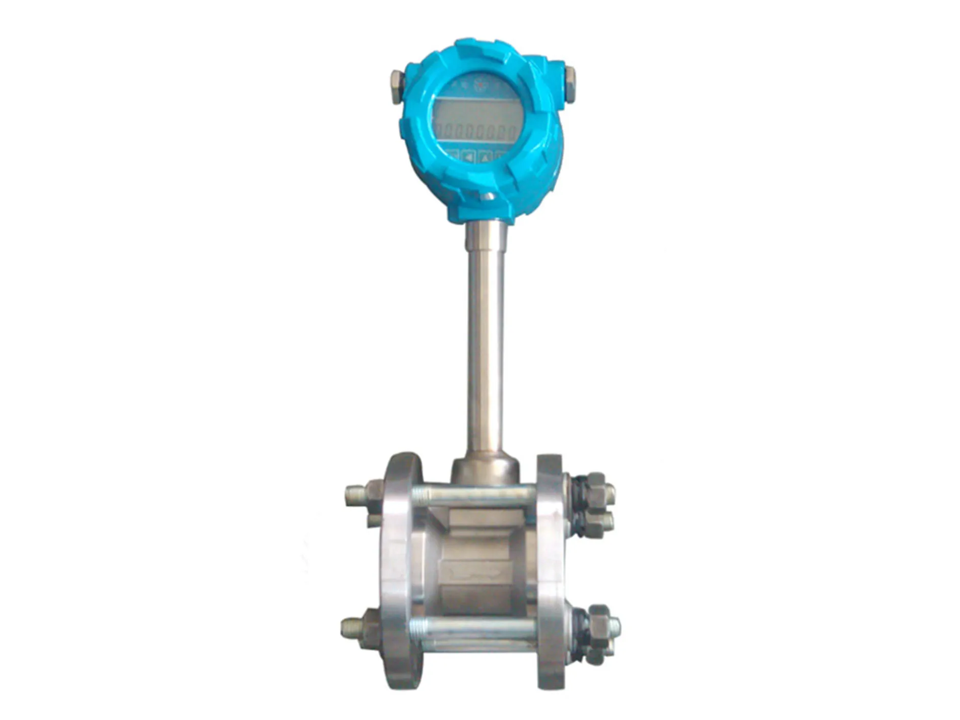 High Precision Pulse 4-20mA Steam Air Compressor Vortex Flowmeter Digital Stainless Steel Gas Flow Meter