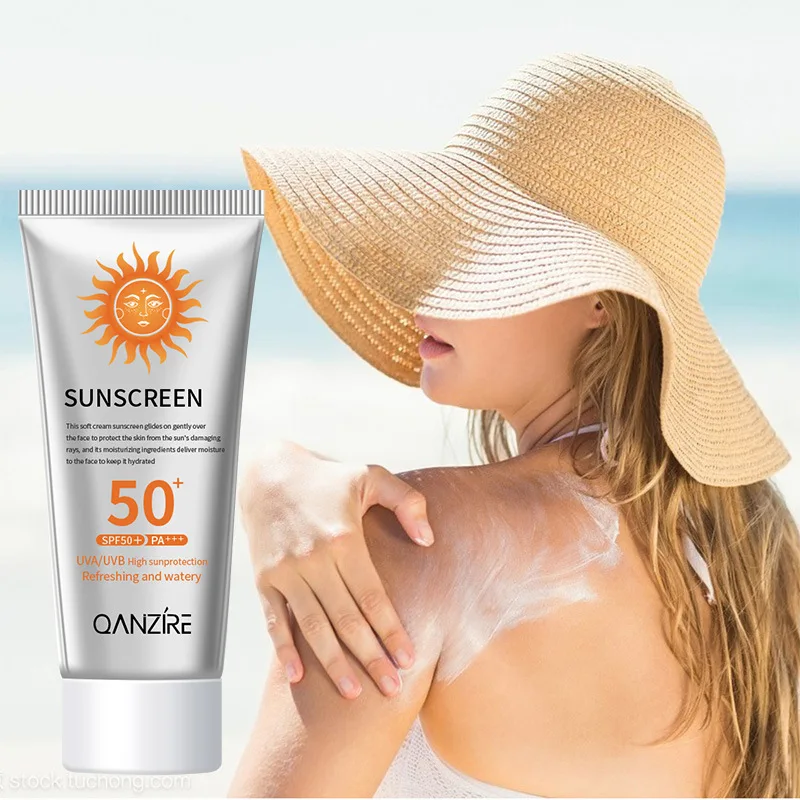 Оптовая продажа солнцезащитный крем для кожи Spf 50 органический отбеливающий лица и тела