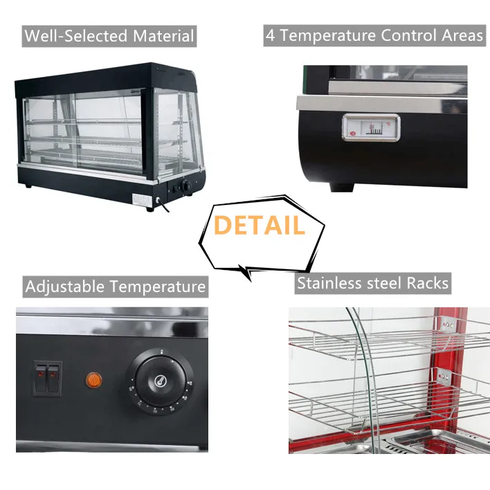 Heavybao Commercial Professional Buffet Server Food Warmer Fast Food Warming Machine Catering Pie And Food Warmer