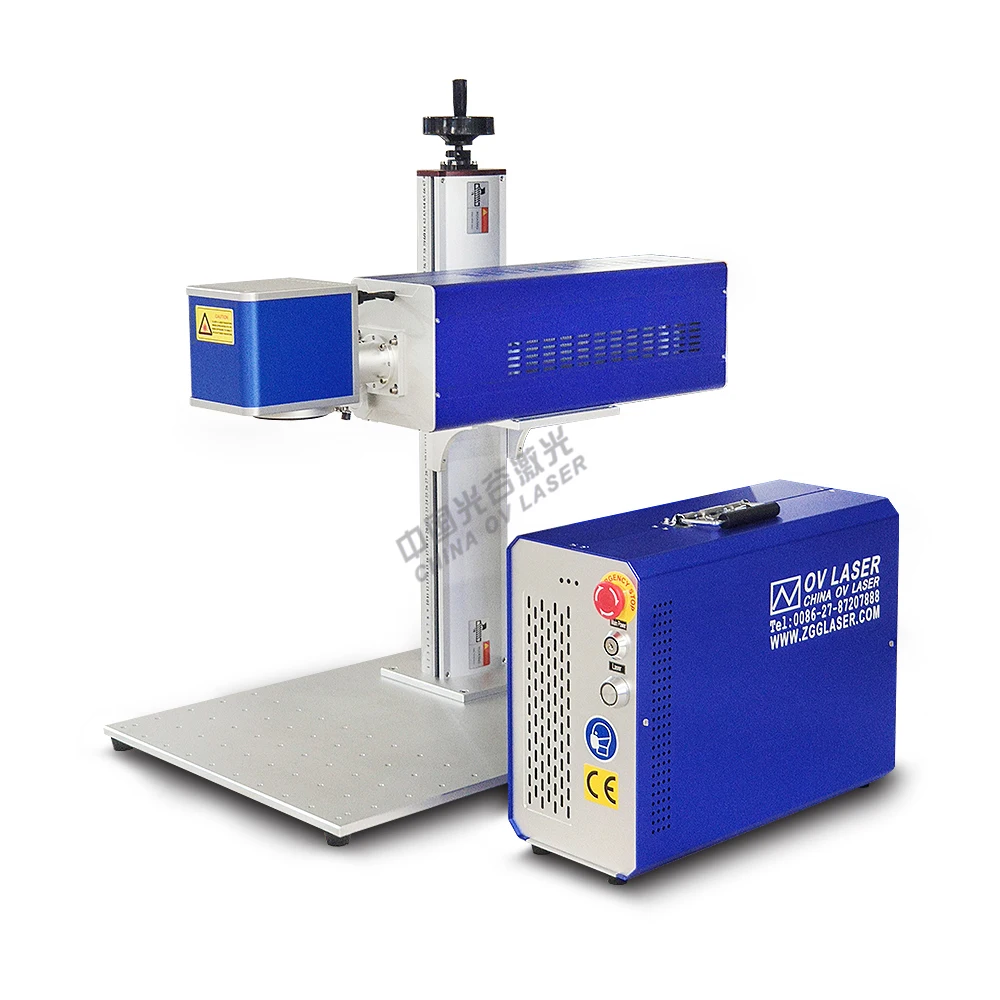 OVlaser 6x beam expander CO2 galvo laser marking machine RF metal tube 35W 60W wood acrylic tumbler CO2 laser machine