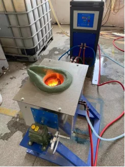 New Fast Smelting Induction Melting Furnaces with Engine Core for Gold Silver Precious Metals Melting in Manufacturing