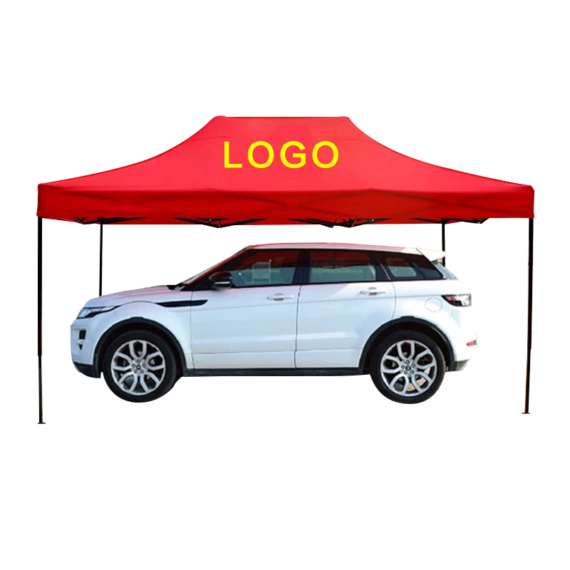 With Logo Foldable Four Legged Tent Retractable Sunshade Car Rain Shelter Ground Stall Umbrella Outdoor Advertising Tent