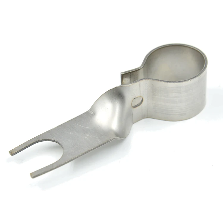 OEM Customized Metal Stamping Parts Stainless Steel Tube Fixing Clamp Pipe Clip
