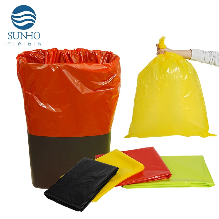 2024 New Product Large 13 40 55 Gallon Heavy Duty Plastic Trash Bags 120 Liters Black Garbage Bags
