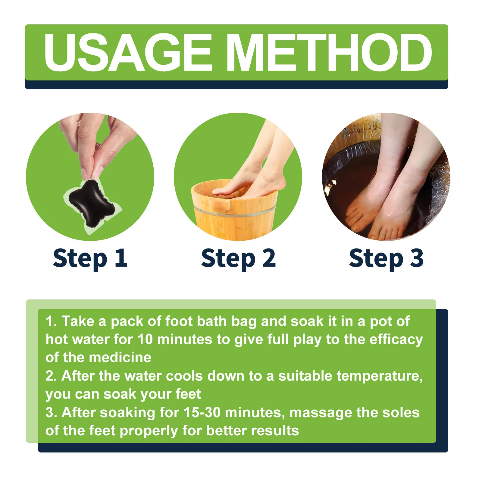 SOUTH MOON Soothing Slimming Herbal Detox Foot Soak Pack