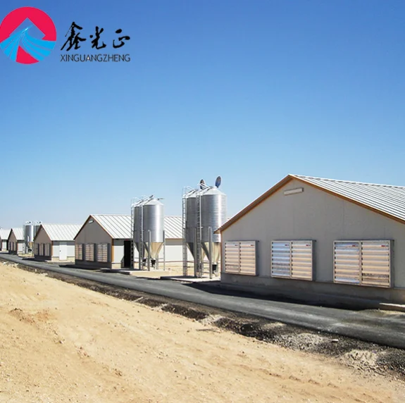 Poultry building house prefabricated shed chicken farm coop houses