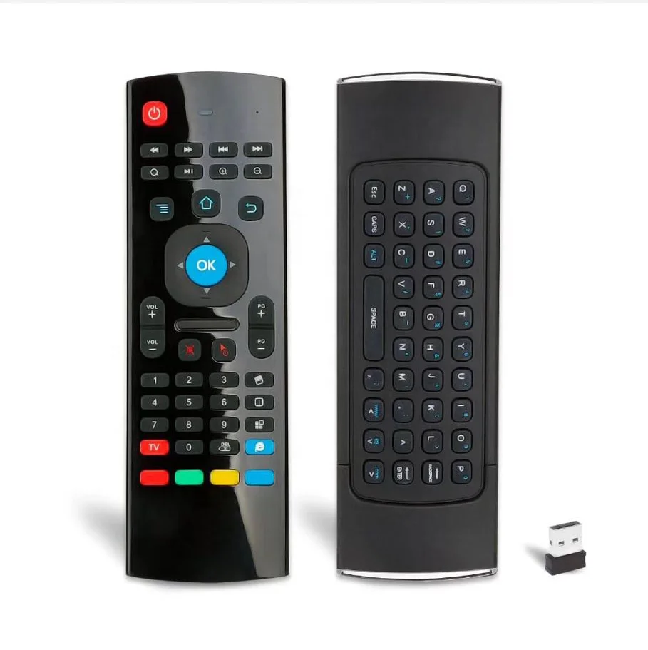 81 Key 2.4G WIRELESS Air Mouse Voice Keyboard + IR Learning Two Side MX3 Remote Control Smart TV,MINI PC,ANDROID TV BOX