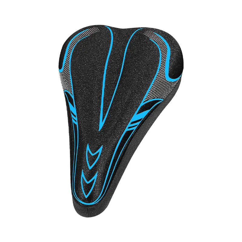 High Elastic Waterproof PU Leather Bicycle Saddle with Double Track Shock Bow New Design Wider Comfortable Massage Function