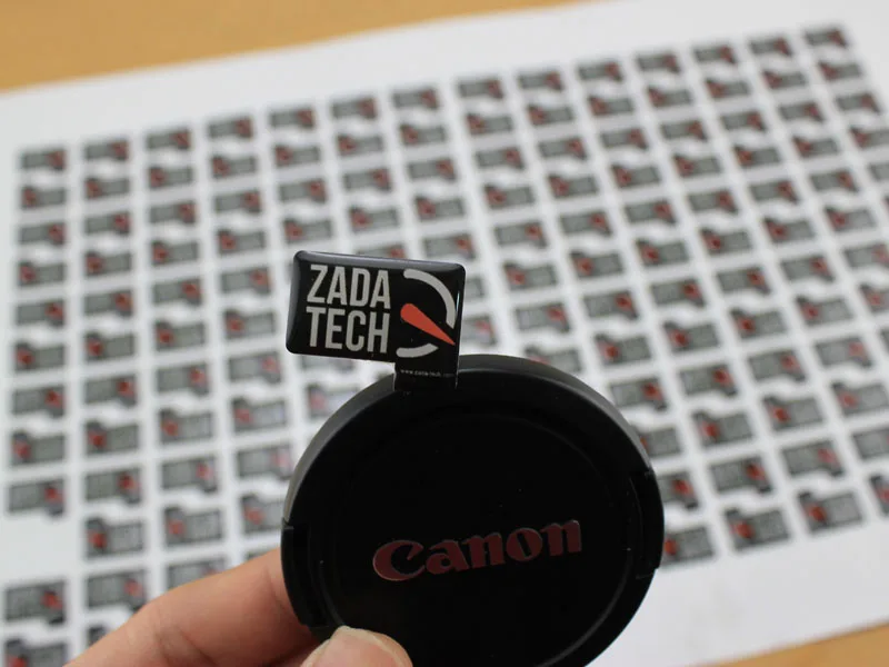 customized PU epoxy doming sticker 3D logo  drop sticker YAMAHA motor body sticker