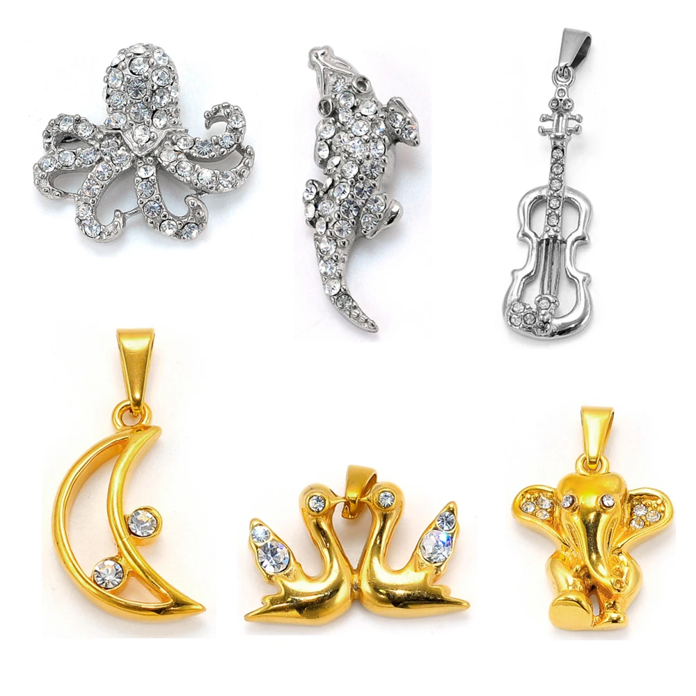 Кулон на цепочке Cr ocs для женщин подвеска свитер цепочка с золотым цирконом изготовления ювелирных изделий