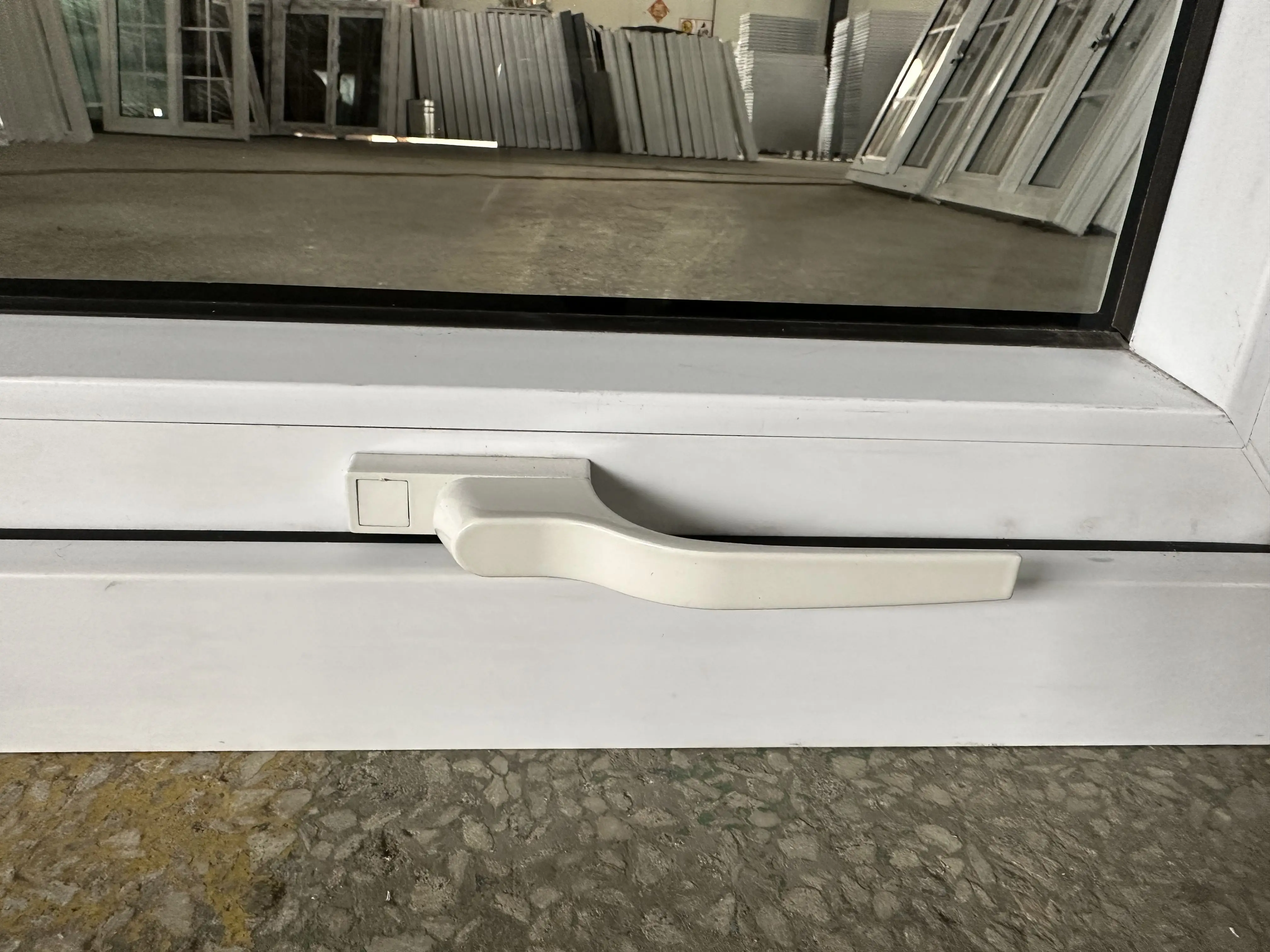 Luxury Glazed Commercial Frosted Pvc Electric Power Upvc Awning  Glass Slider Windows  For Garden