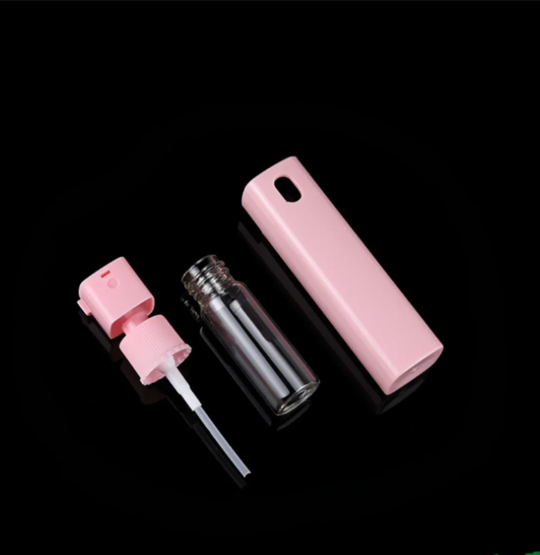 10ml fine mist squirt Square card pocket mini water spray bottle plastic square mist spray bottle