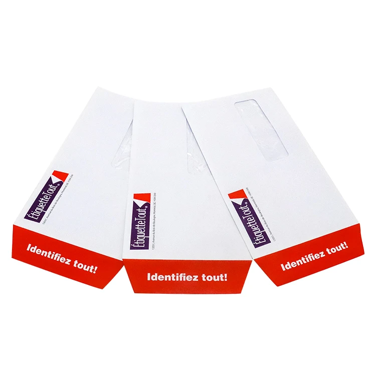 Wholesale Customize Paper Business Envelope File Shipping Envelope With PVC Single Window