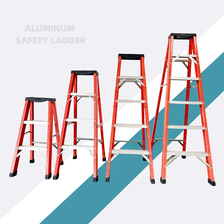Super strong load-bearing ladder industrial insulation non-slip fiberglass ladder aviation aluminum ladder