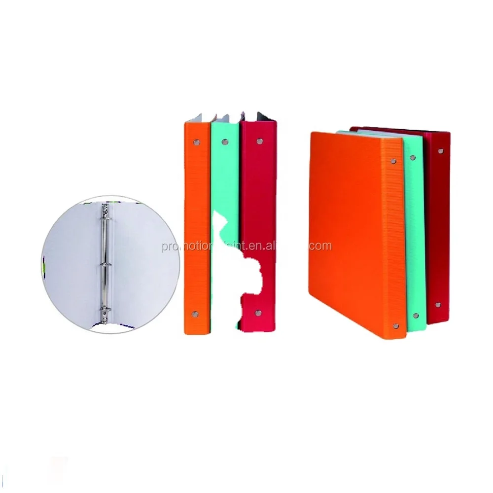 Customized PP foam colorful Plastic file A4 2 ring 3 ring 4 ring binder eco-friendly file folder