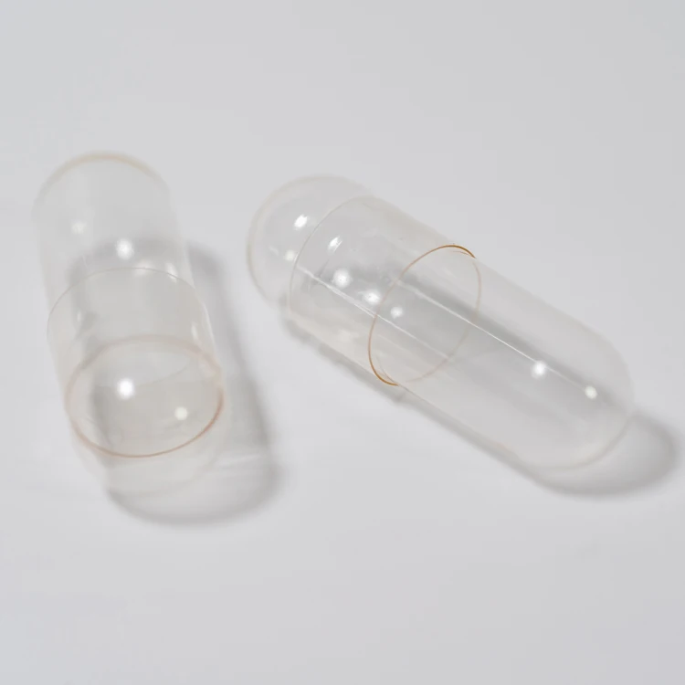 Wecaps empty separated clear gelatin capsules 00 size empty capsules for powder Empty Capsules Gelatin