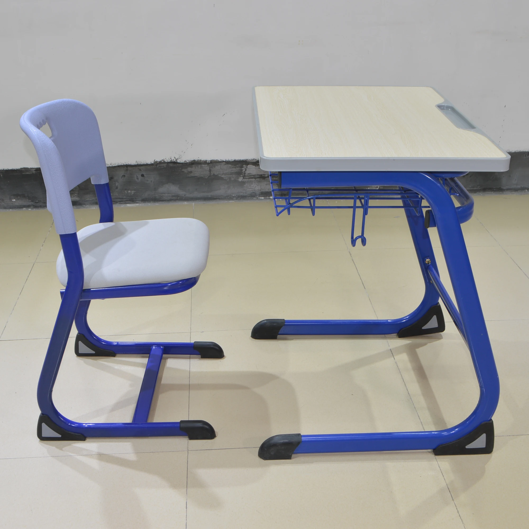 Hot sale customized school furniture single student desk design for classroom used
