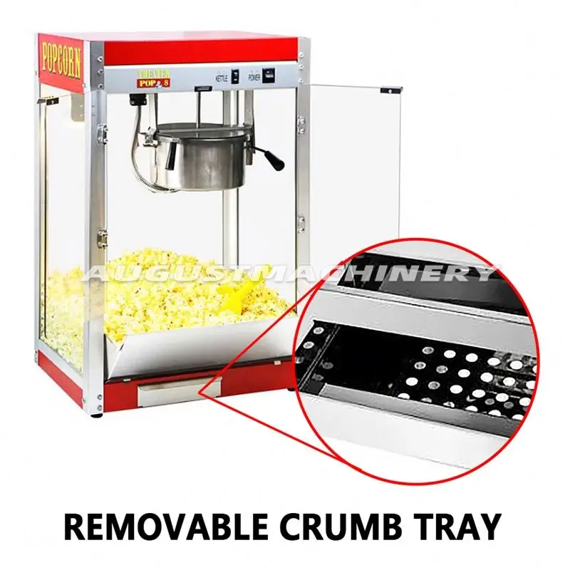 Snack Equipment Supply Factory Price Stainless Steel Electric Pop Corn Machine