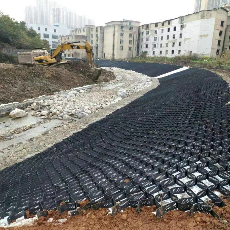Plastic gravel stabilizer hdpe geocell road construction supplier
