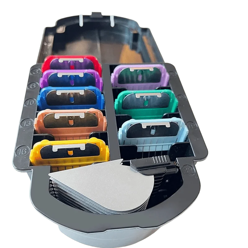 Pet grooming accessories 9 pcs/set Chrome cover Dog clipper Attachment Guide Comb 10# 15# 30# A5 blade magnet combs for pet